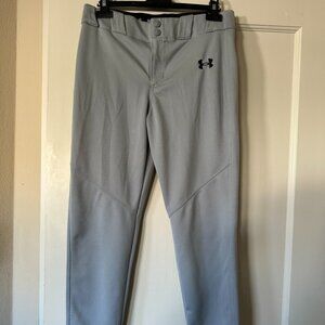 Under Armour Boys' Utility Baseball Pant - Gray - Kids Large